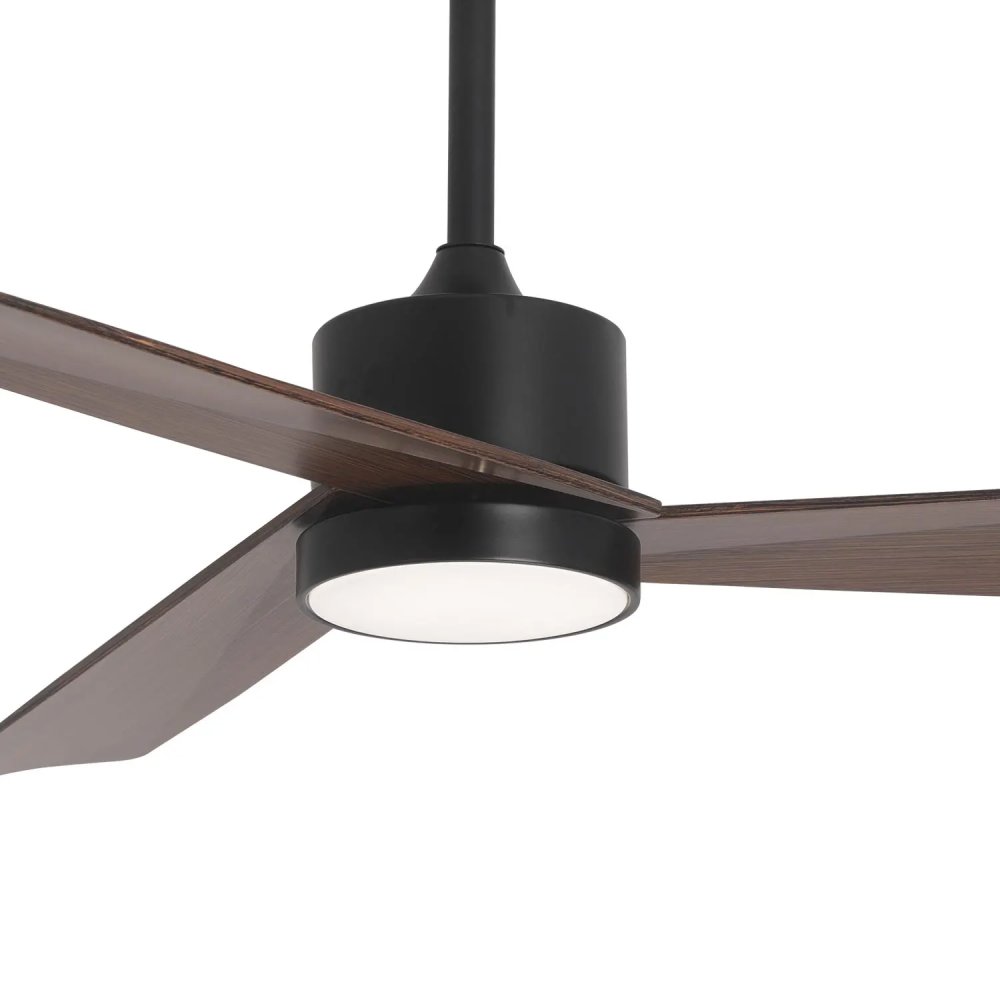 ventilateur led 18 w 3 pales airevo noir | UKUKHOME
