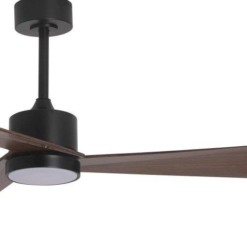 ventilateur led 18 w 3 pales airevo noir | UKUKHOME