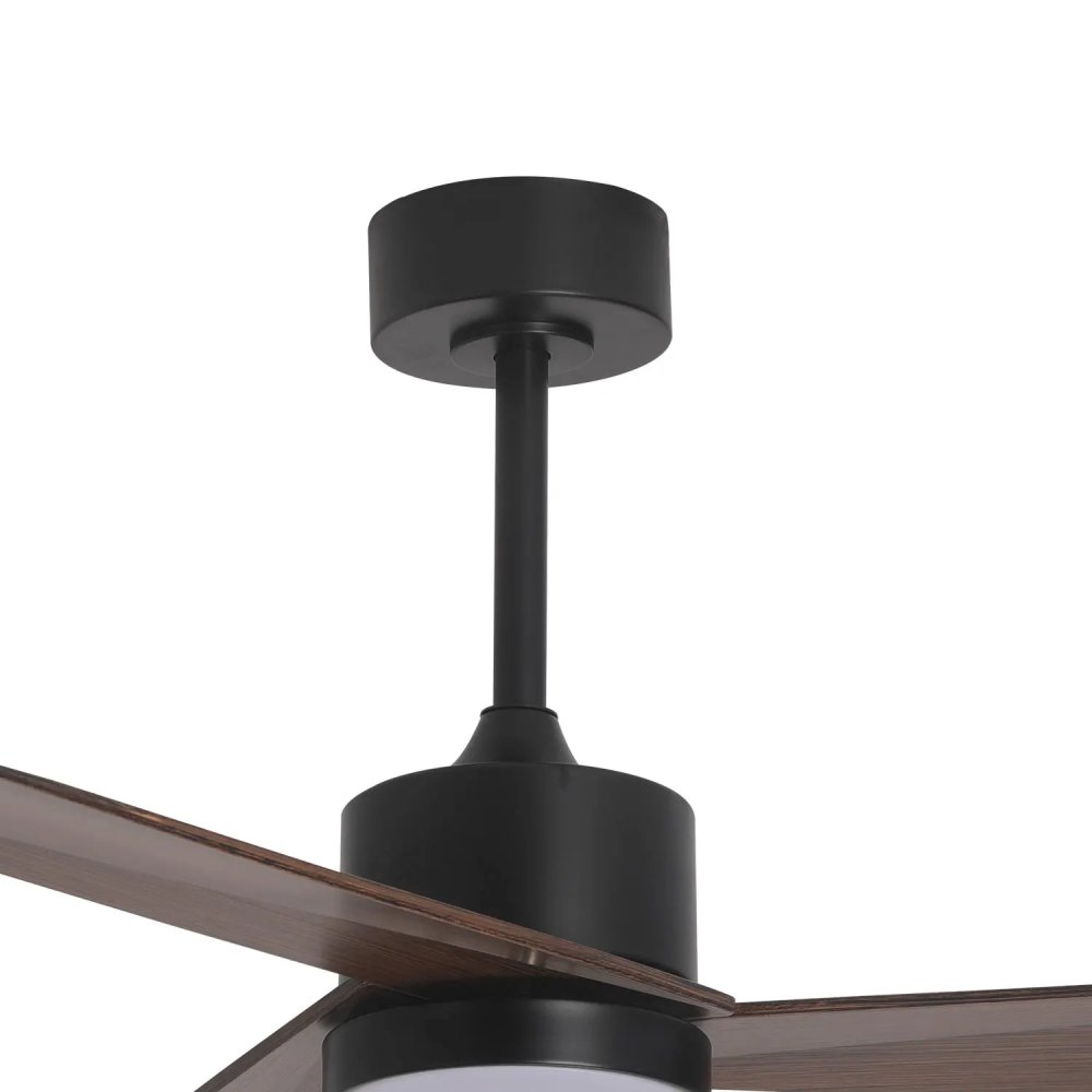 ventilateur led 18 w 3 pales airevo noir | UKUKHOME