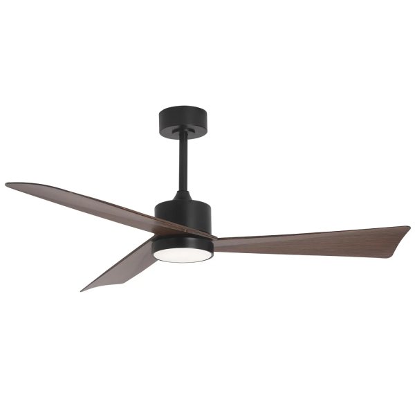 ventilateur led 18 w 3 pales airevo noir | UKUKHOME