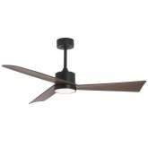 ventilateur led 18 w 3 pales airevo noir | UKUKHOME
