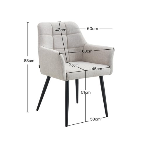 Fauteuil Zenith Arena en tissu | Vente de Meubles en Ligne