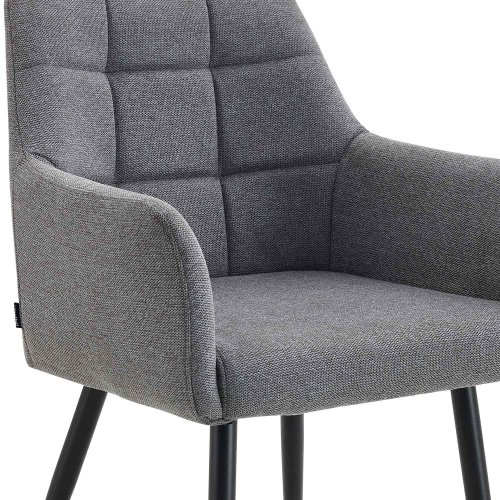 Fauteuil Zenith Gris en tissu | Ukukhome