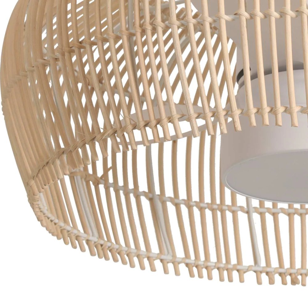 VENTILATEUR 3 PALES NATTURA LED 18W RÉGLABLE