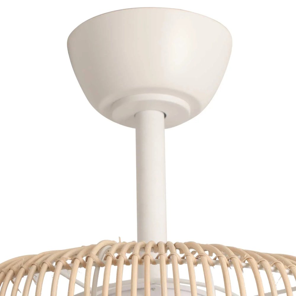 VENTILATEUR 3 PALES NATTURA LED 18W RÉGLABLE