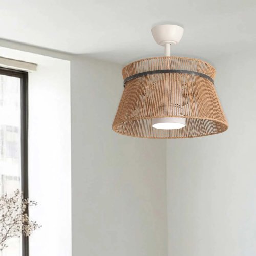 VENTILATEUR 3 PALES ABS TANEA LED 18W RÉGLABLE