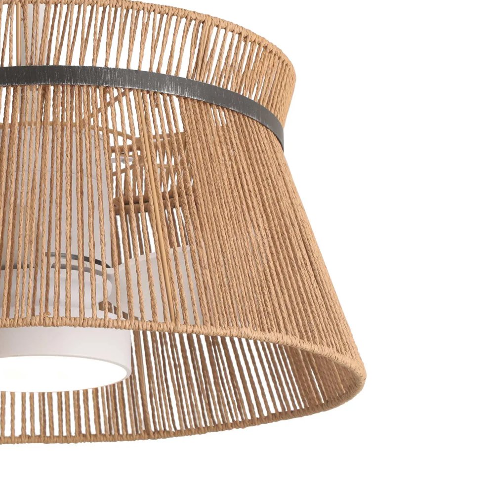 VENTILATEUR 3 PALES ABS TANEA LED 18W RÉGLABLE