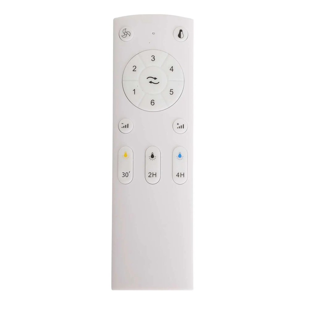 VENTILATEUR 3 PALES LED 18W KAHARI ROTIN FONCÉ