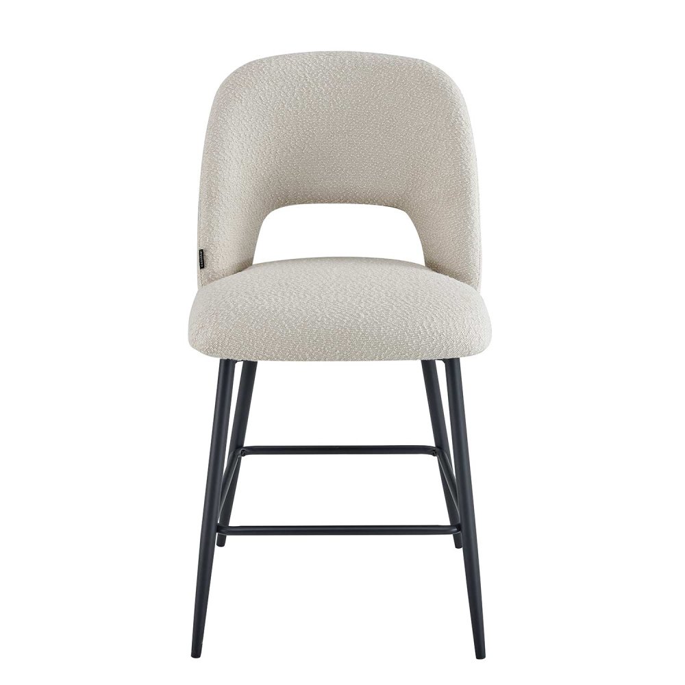 Tabouret Nanna Black Sable – Design moderne et confort - UKUKHOME.com