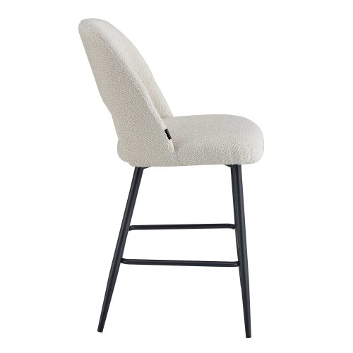 Tabouret Nanna Black Sable – Design moderne et confort - UKUKHOME.com