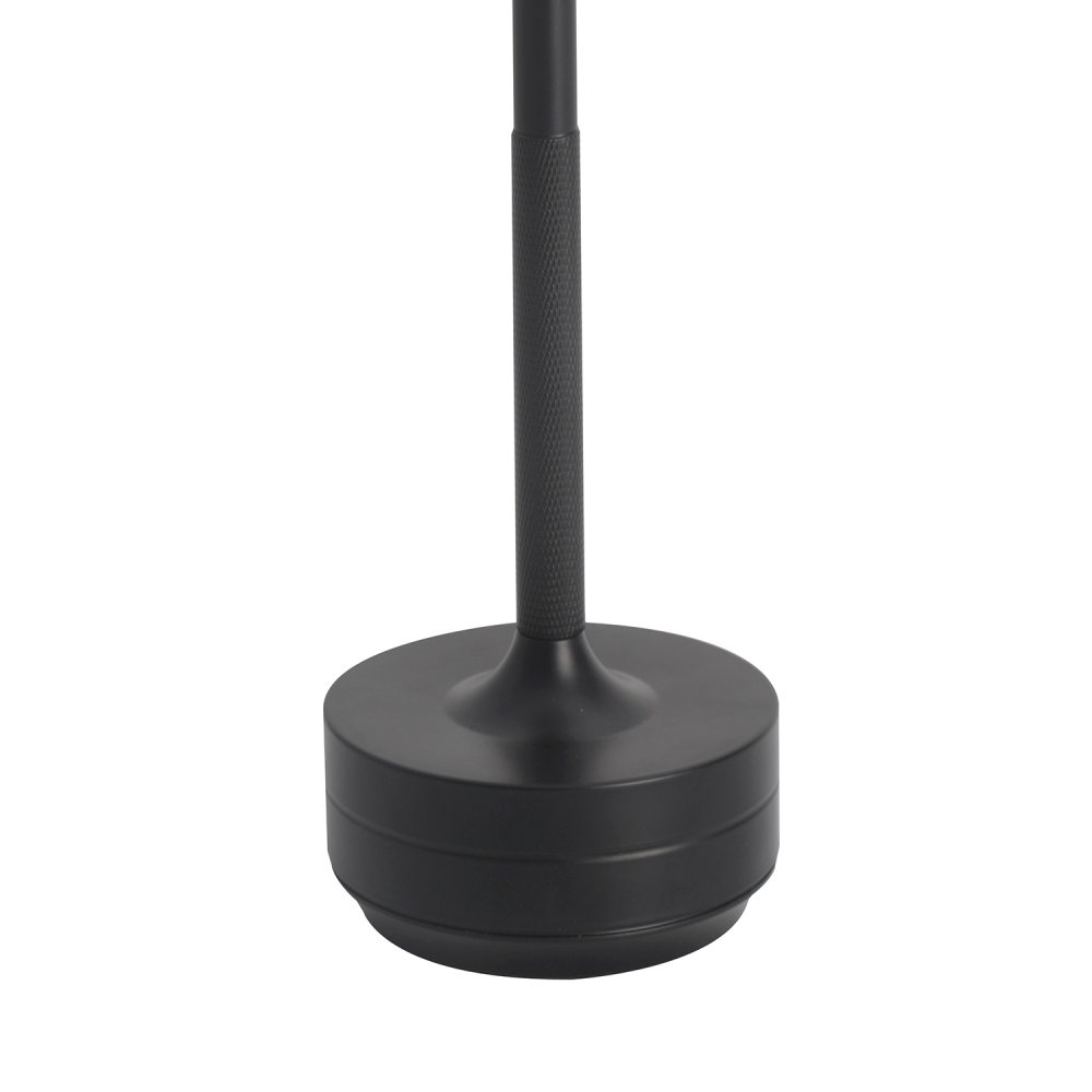 Lampe de Table LED DEVI Noire - Portable, Rechargeable & Tactile