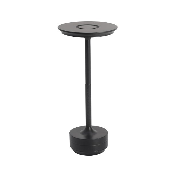 Lampe de table LED rechargeable Devi noire, élégante et portable 2