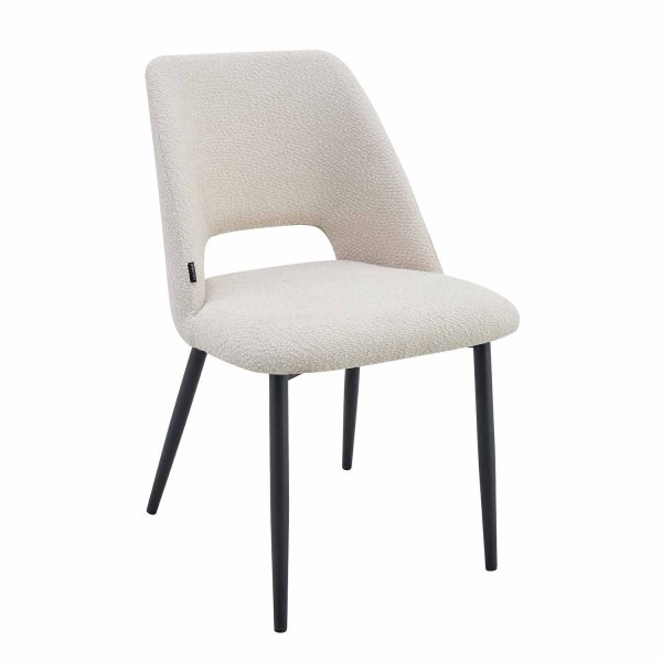 Chaise Nanna Sable Black – Design moderne et confort - UKUKHOME.com