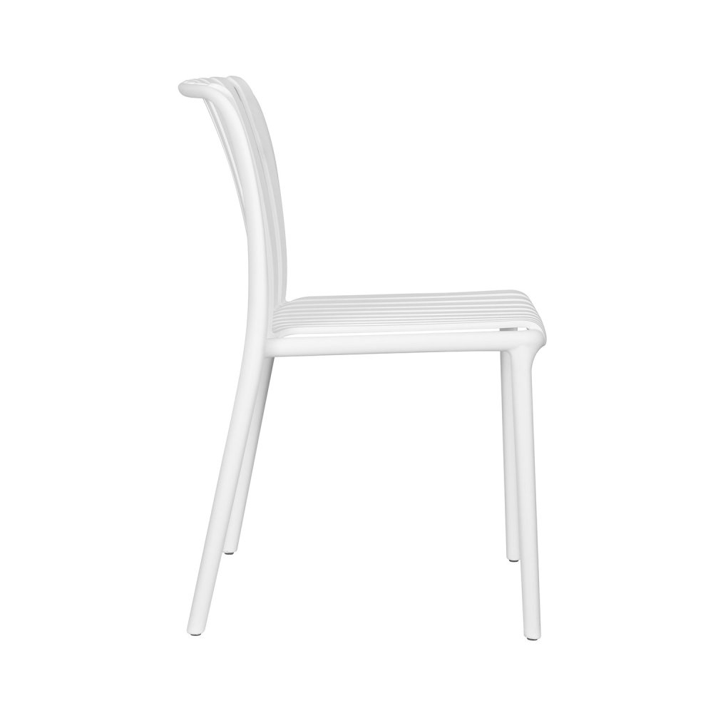 Chaise Moderne Blanche pour Extérieur et Intérieur | Design & Confort