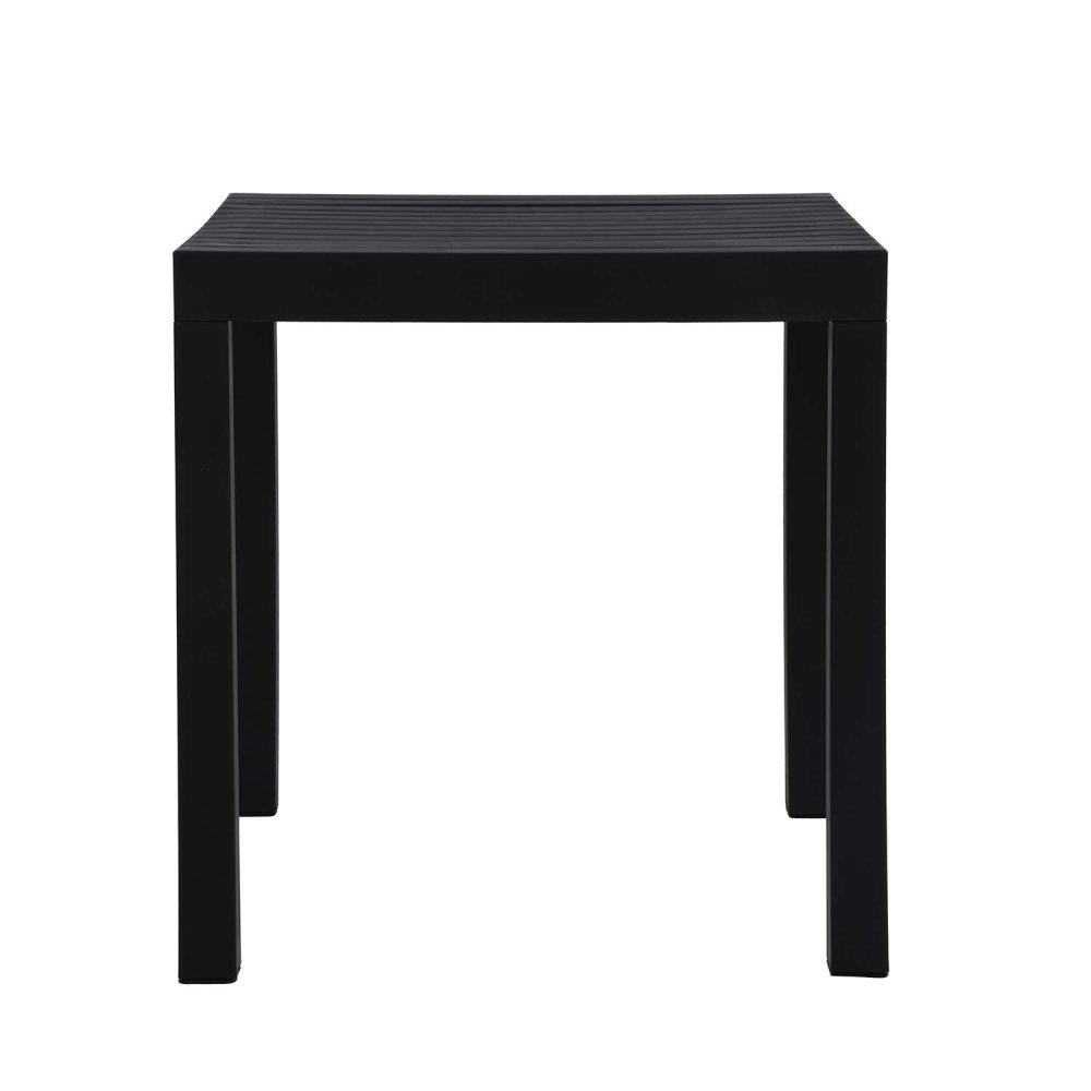 Table de Jardin Carrée Noire Nagari - Design Moderne - UKUKHOME.com