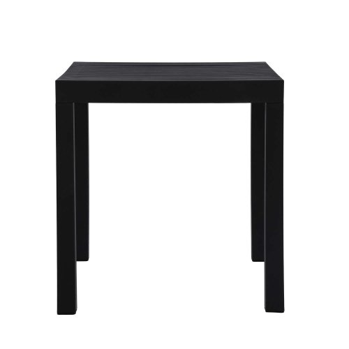 Table de Jardin Carrée Noire Nagari - Design Moderne - UKUKHOME.com