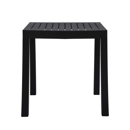 Table de Jardin Carrée Noire Nagari - Design Moderne - UKUKHOME.com