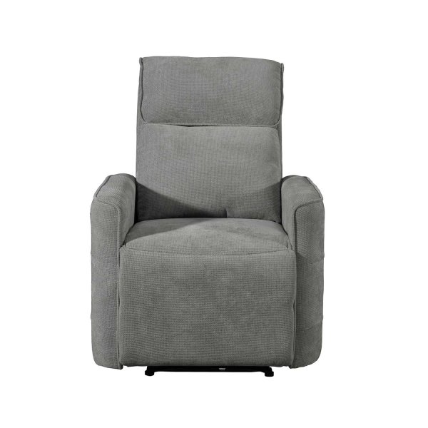 Fauteuil relax Indo gris, inclinable avec repose-pieds pour repos maximal 2
