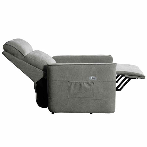 Fauteuil Relax Électrique Power Lift Gris - Achat UKUKHOME.com
