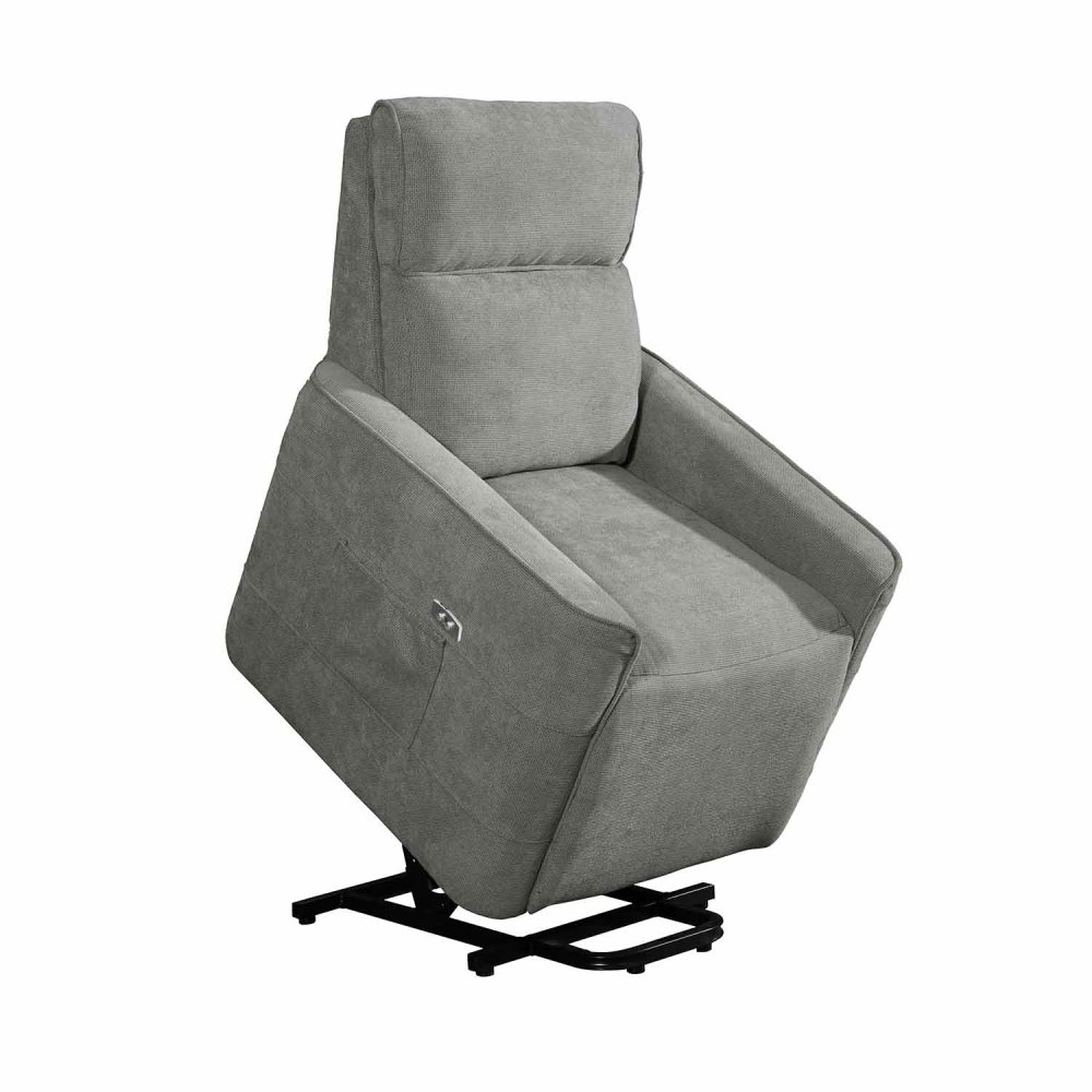 Fauteuil Relax Électrique Power Lift Gris - Achat UKUKHOME.com