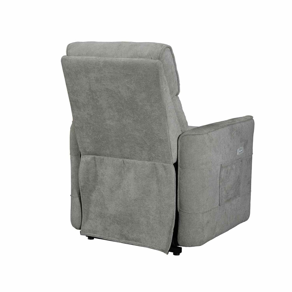Fauteuil Relax Électrique Power Lift Gris - Achat UKUKHOME.com