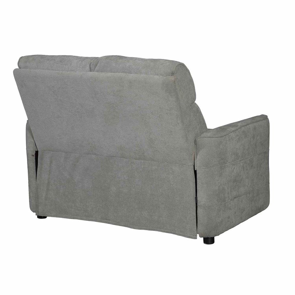 Canapé 2 Places INDO gris - Confort & Design Maison - UKUKHOME