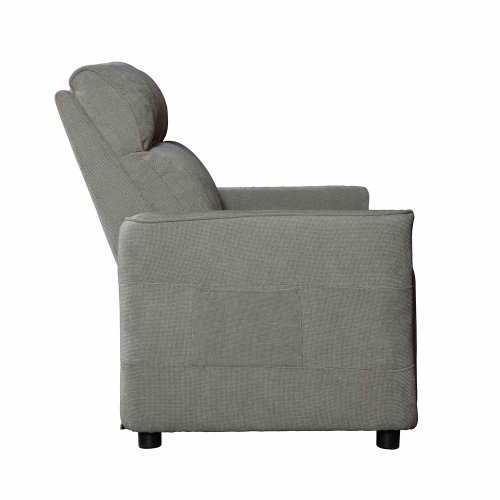 Canapé 2 Places INDO gris - Confort & Design Maison - UKUKHOME