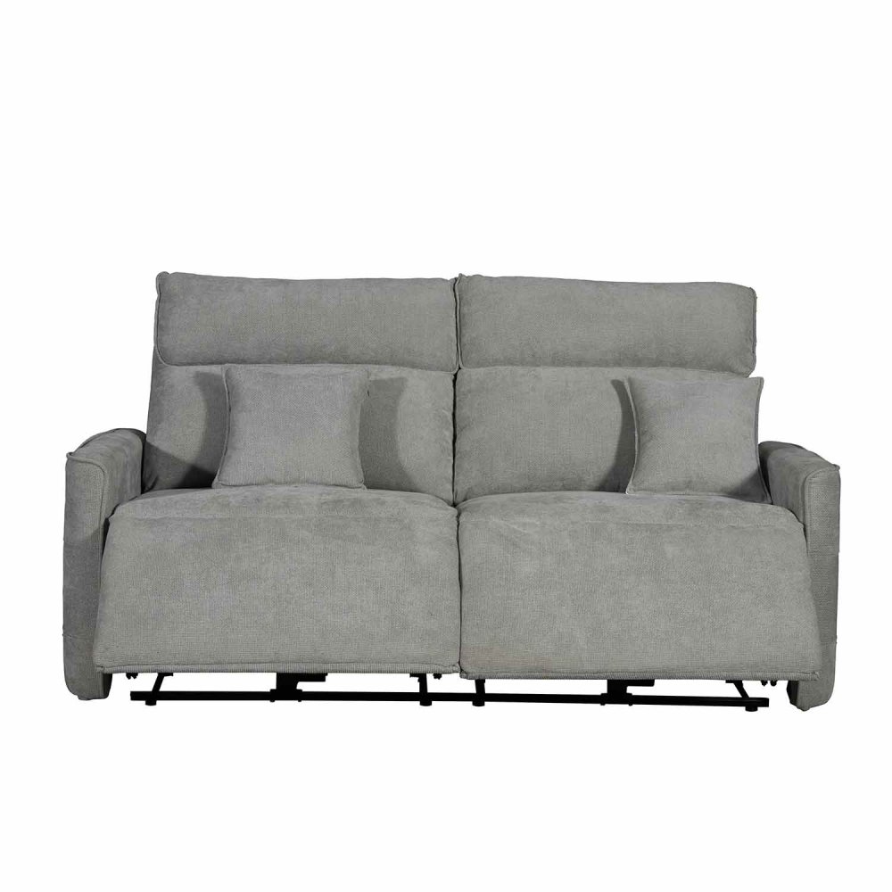 Canapé Électrique 3 Places INDO gris - Confort & Design - UKUKHOME.com