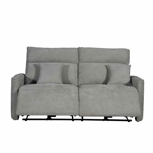 Canapé Électrique 3 Places INDO gris - Confort & Design - UKUKHOME.com