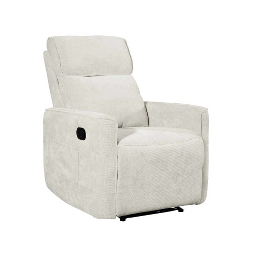 Fauteuil relax Indo sable, inclinable avec repose-pieds pour le repos