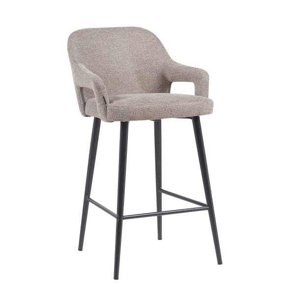 TABOURET HAUT HIPNOS GRIS CLAIR