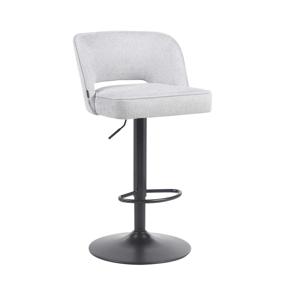 TABOURET LETO GRIS CLAIR