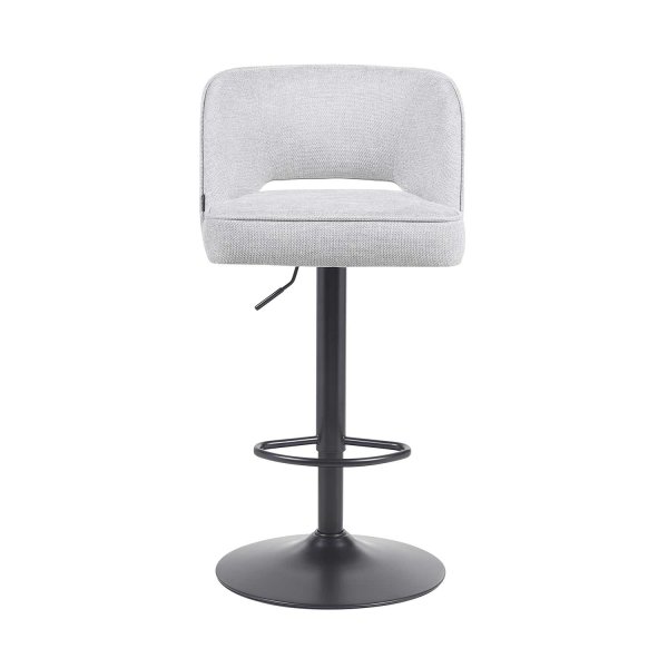 TABOURET LETO GRIS CLAIR 2