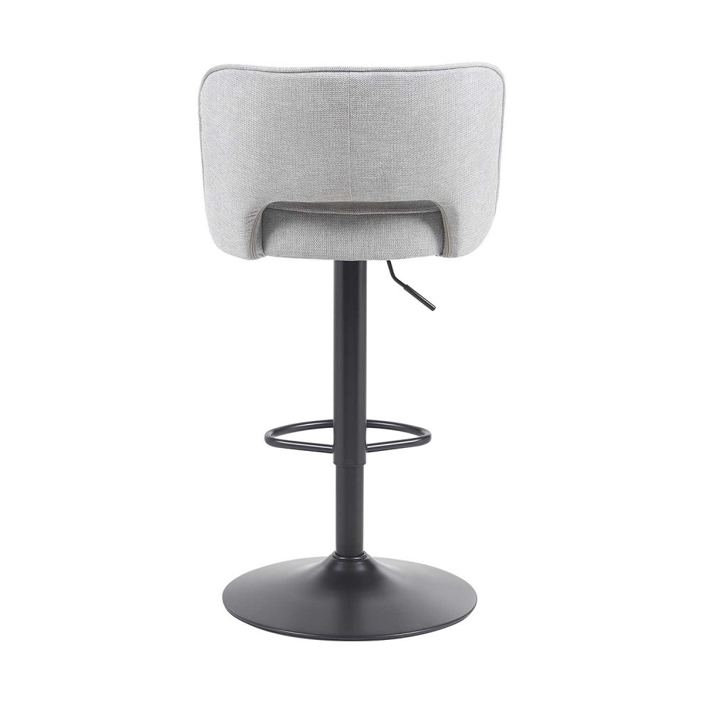 Tabouret Leto Gris Clair | Réglable | Confort Moderne | UKUKHOME