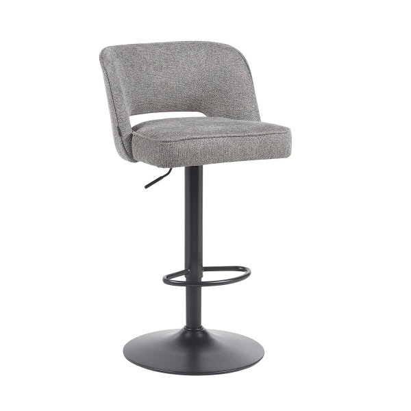 TABOURET LETO GRIS FONCÉ