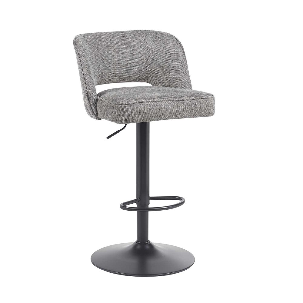 TABOURET LETO GRIS FONCÉ