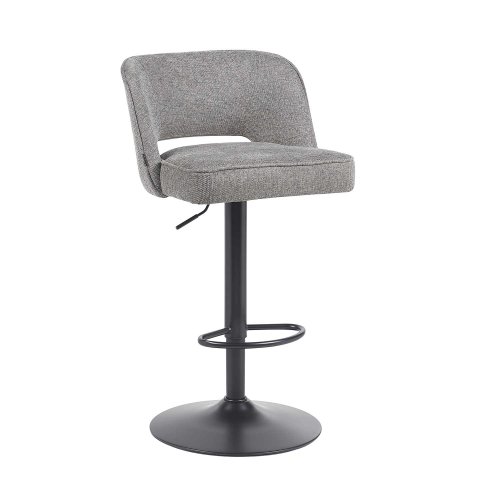 TABOURET LETO GRIS FONCÉ