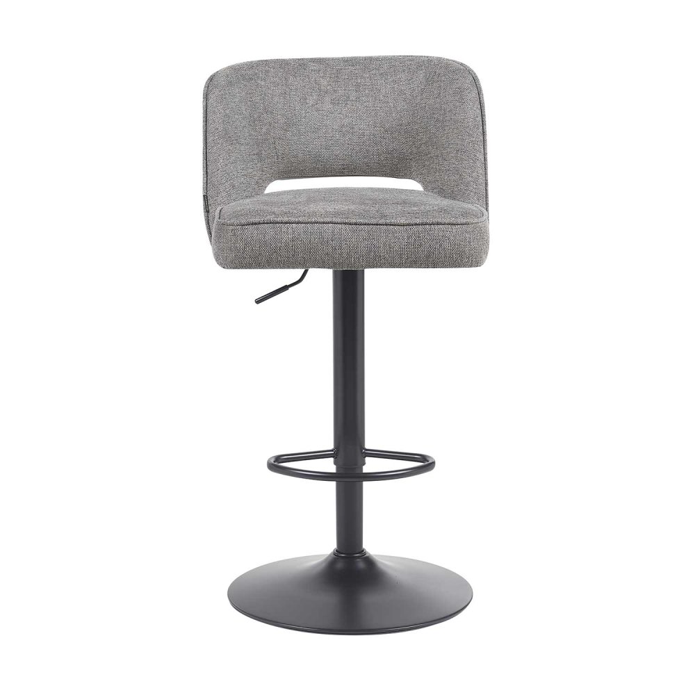 Tabouret Leto Gris Foncé - Réglable - Confort Moderne - UKUKHOME.com