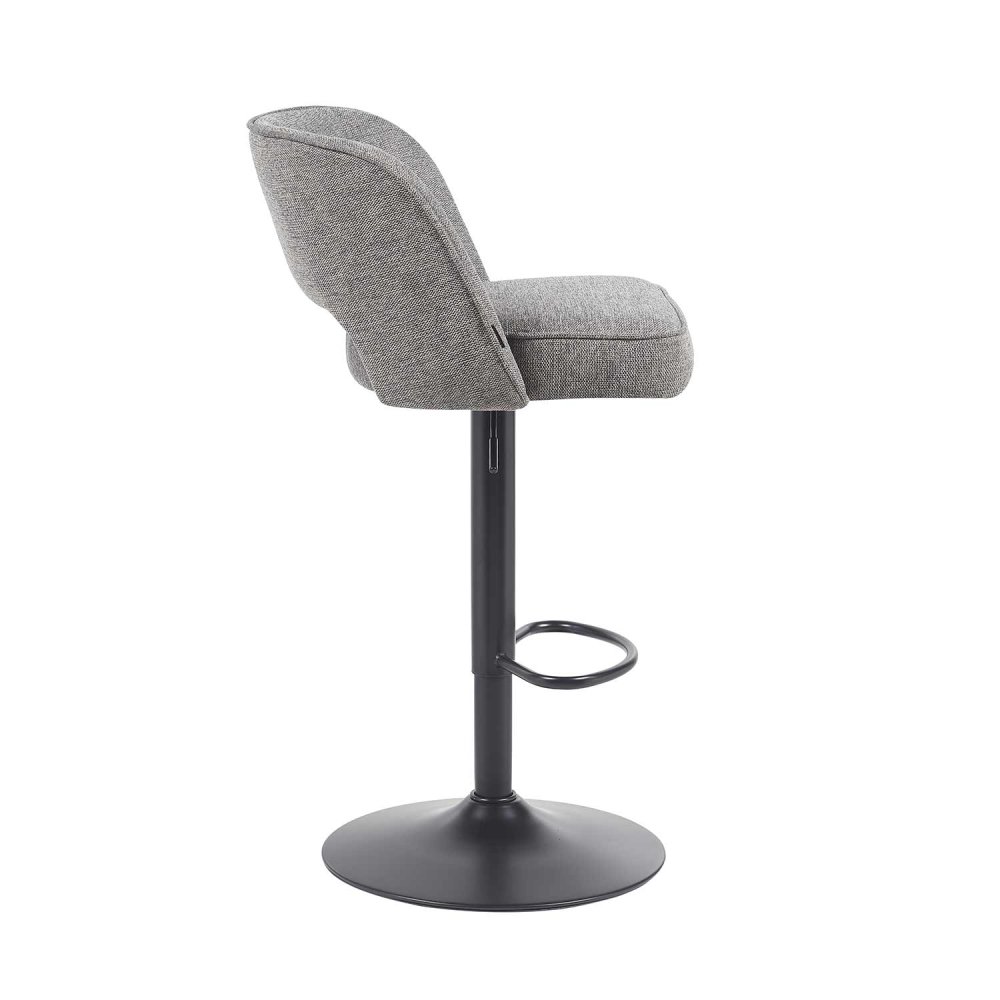 Tabouret Leto Gris Foncé - Réglable - Confort Moderne - UKUKHOME.com