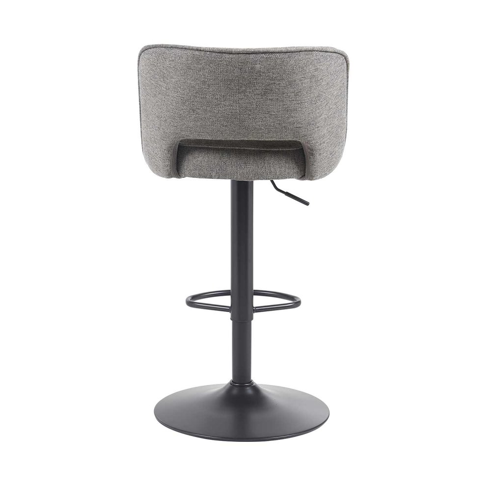 Tabouret Leto Gris Foncé - Réglable - Confort Moderne - UKUKHOME.com