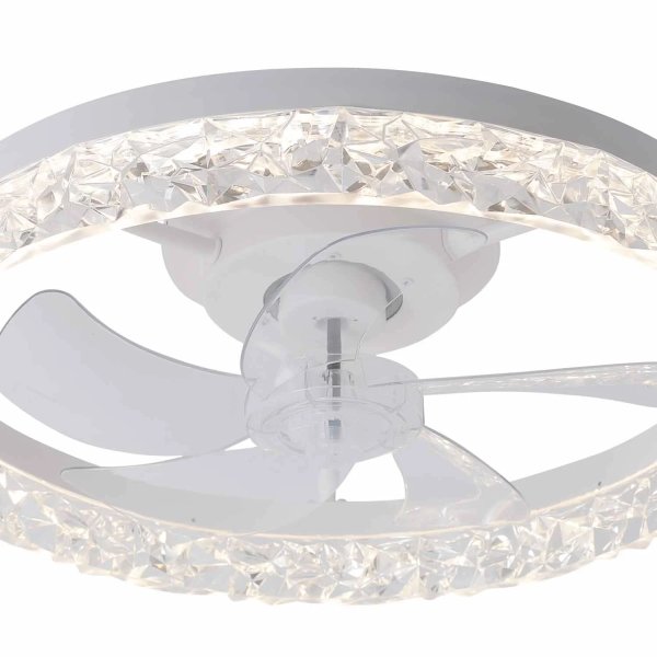 VENTILATEUR RÉGLABLE À 5 PALES TAIPEI COULEUR BLANC 2