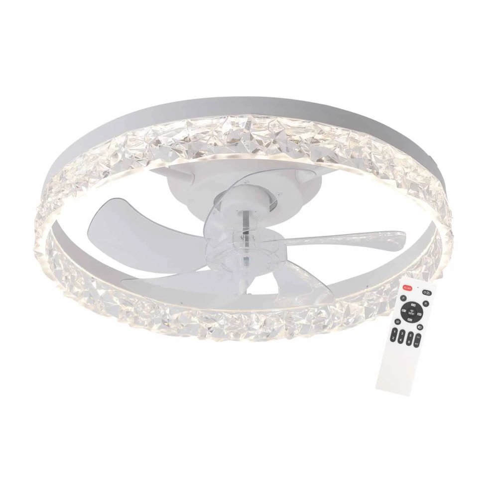 VENTILATEUR RÉGLABLE À 5 PALES TAIPEI COULEUR BLANC