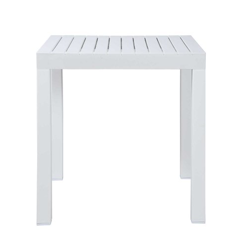 Table de Jardin Carrée Blanche Nagari - Design Moderne - UKUKHOME.com