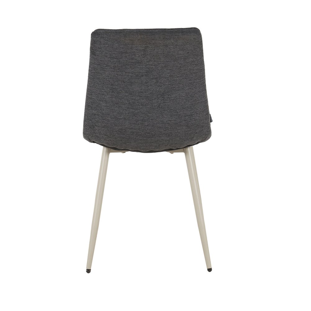 Chaise Louise Gris Marengo Pieds Beige - Chaise rembourrée design moderne – UKUKHOME.COM