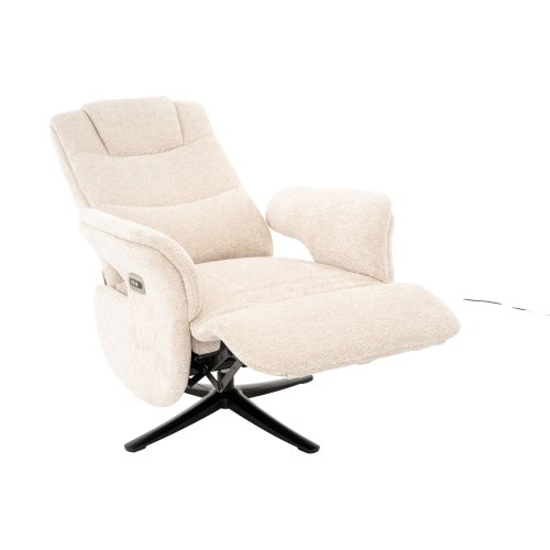 Fauteuil Clark Relax Électrique Sable - Fauteuil relax électrique design – UKUKHOME.COM