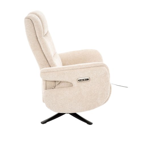Fauteuil Clark Relax Électrique Sable - Fauteuil relax électrique design – UKUKHOME.COM