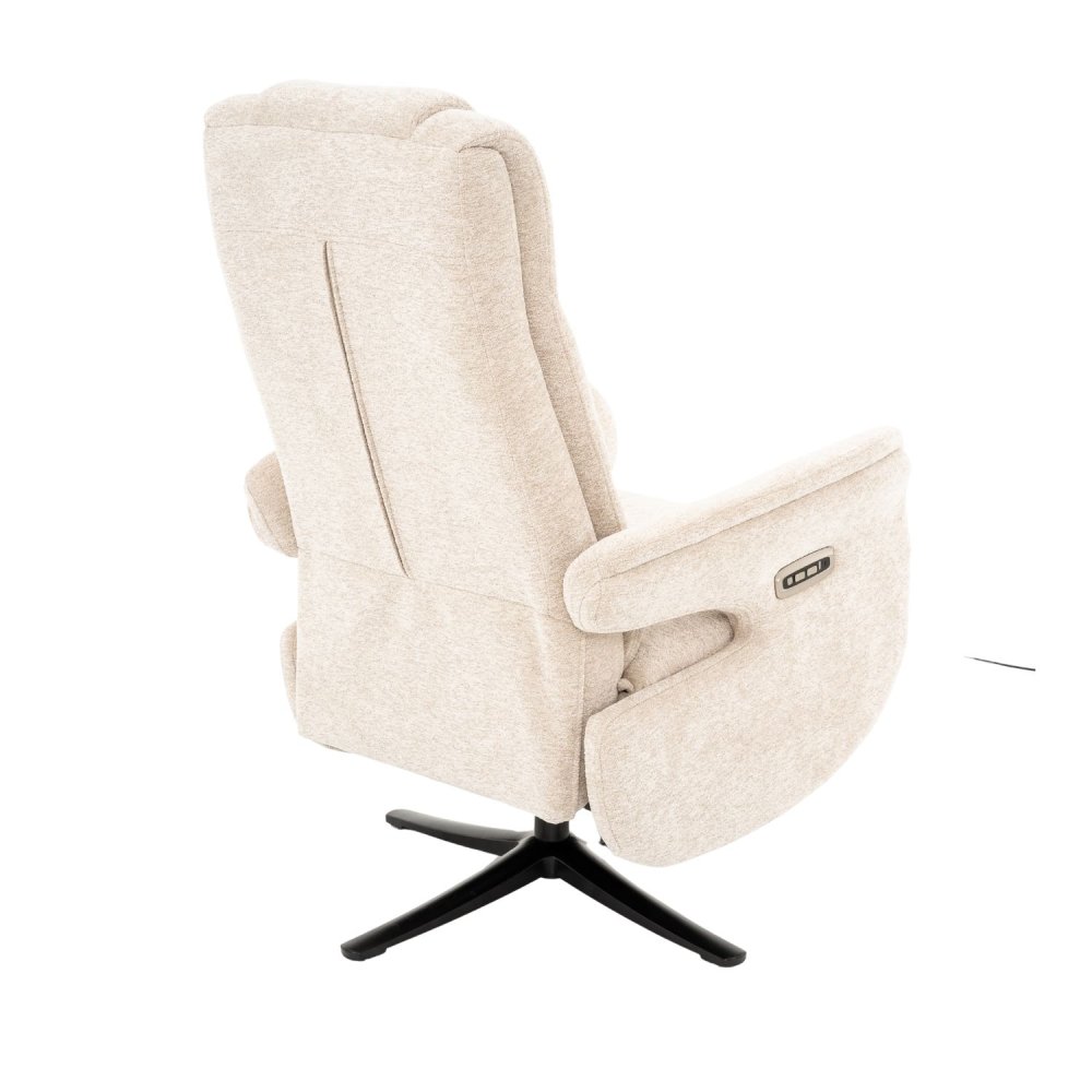 Fauteuil Clark Relax Électrique Sable - Fauteuil relax électrique design – UKUKHOME.COM