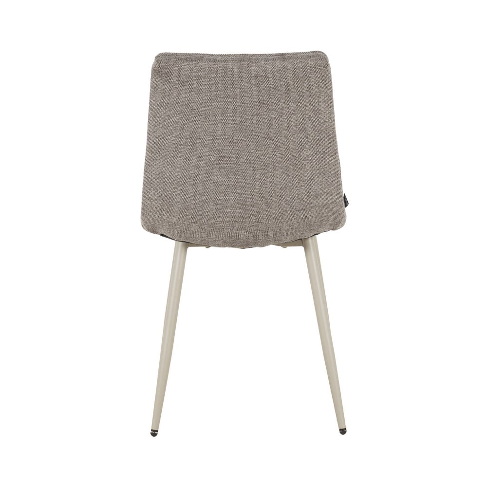 Chaise Louise Marron Pieds Beige - Chaise rembourrée design moderne – UKUKHOME.COM