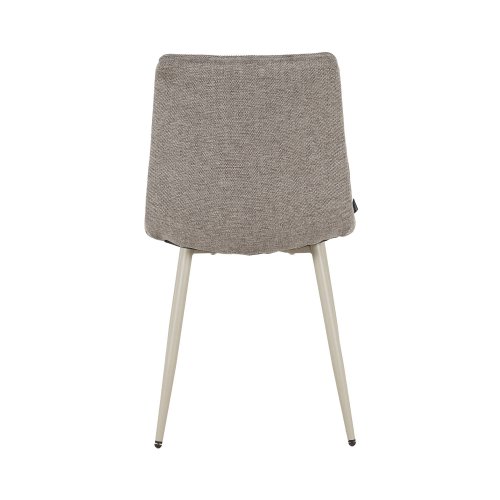 Chaise Louise Marron Pieds Beige - Chaise rembourrée design moderne – UKUKHOME.COM