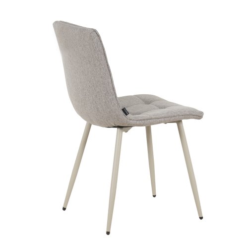 Chaise Louise Gris Foncé Pieds Beige - Chaise rembourrée design moderne – UKUKHOME.COM